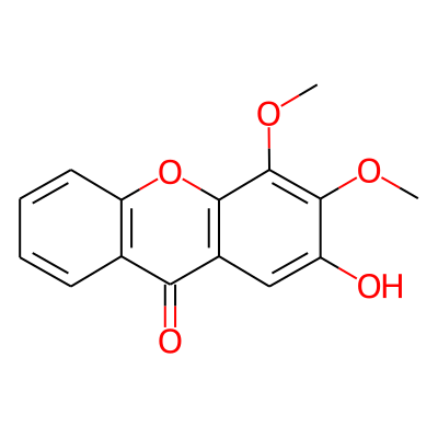 2-Hydroxy-3,4-dimethoxyxanthen-9-one