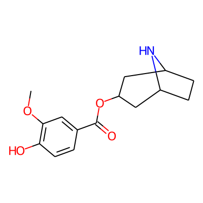 8-Azabicyclo[3.2.1]oct-3-yl 4-hydroxy-3-methoxybenzoate