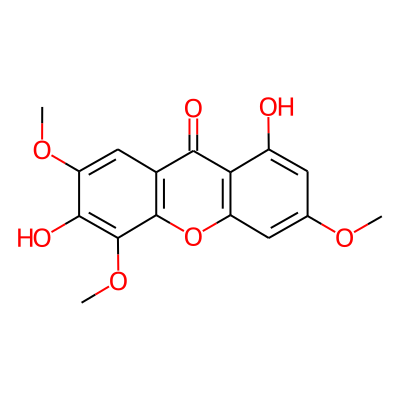 1,6-Dihydroxy-3,5,7-trimethoxyxanthen-9-one