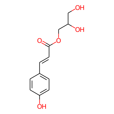 2,3-dihydroxypropyl (E)-3-(4-hydroxyphenyl)prop-2-enoate