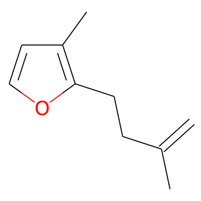 3-Methyl-2-(3-methylbut-3-enyl)furan