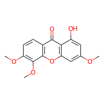 9H-Xanthen-9-one, 1-hydroxy-3,5,6-trimethoxy-