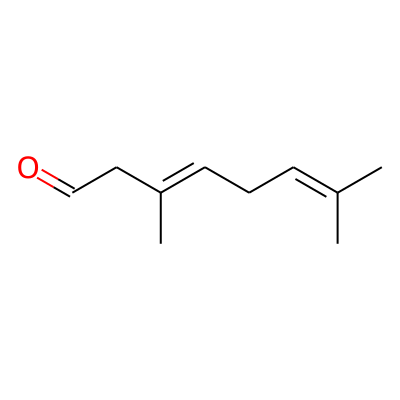 3,6-Octadienal, 3,7-dimethyl-