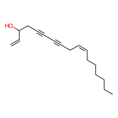 (10Z)-heptadeca-1,10-dien-5,7-diyn-3-ol