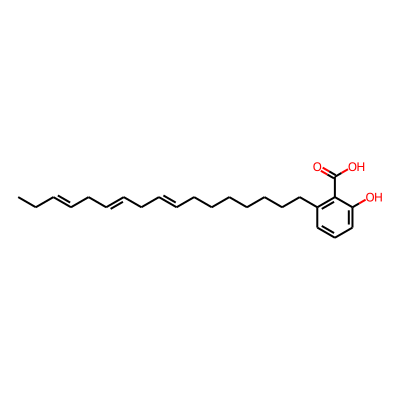 2-(8,11,14-Heptadecatrienyl)-6-hydroxybenzoic acid