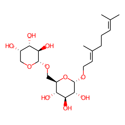 (2S,3R,4S,5S,6R)-2-[(2E)-3,7-dimethylocta-2,6-dienoxy]-6-[[(2S,3R,4S,5S)-3,4,5-trihydroxyoxan-2-yl]oxymethyl]oxane-3,4,5-triol