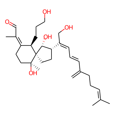 (2Z)-2-[(3S,4R,5S,6R,10S)-4,10-dihydroxy-3-[(2E,4E)-1-hydroxy-10-methyl-6-methylideneundeca-2,4,9-trien-2-yl]-6-(3-hydroxypropyl)-10-methylspiro[4.5]decan-7-ylidene]propanal