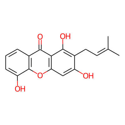 1,3,5-Trihydroxy-2-(3-methylbut-2-enyl)xanthen-9-one