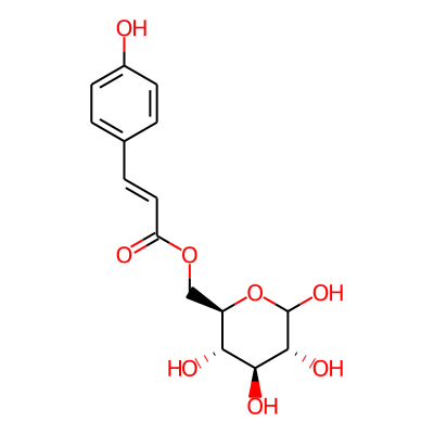 6-O-(e)-p-coumaroyl glucopyranose