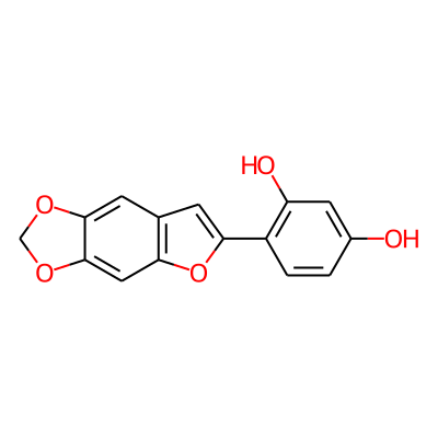 2',4'-Dihydroxy-5,6-methylenedioxy-2-phenylbenzofuran