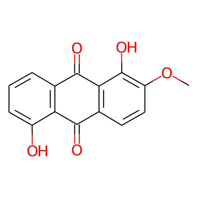 9,10-Anthracenedione, 1,5-dihydroxy-2-methoxy-