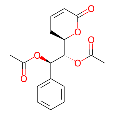 [(1S,2R)-2-Acetyloxy-1-[(2R)-6-oxo-2,3-dihydropyran-2-yl]-2-phenylethyl] acetate