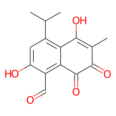 2,7-Dihydroxy-3-methyl-5-isopropyl-8-formyl-1,4-naphthoquinone