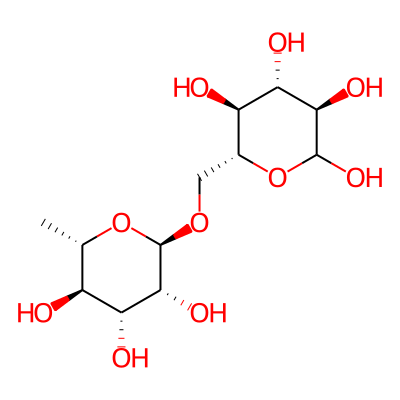 6-O-(alpha-L-Rhamnopyranosyl)-D-glucopyranose
