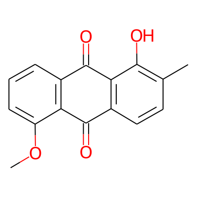 1-Hydroxy-5-methoxy-2-methylanthracene-9,10-dione
