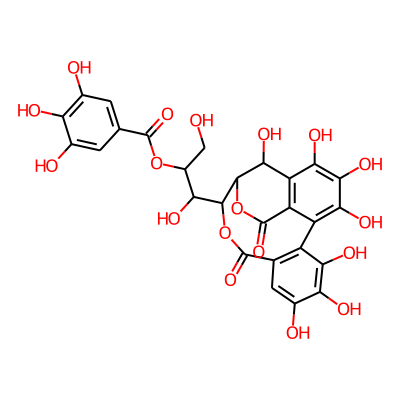 [1-(2,3,4,7,8,9,19-Heptahydroxy-12,17-dioxo-13,16-dioxatetracyclo[13.3.1.05,18.06,11]nonadeca-1,3,5(18),6,8,10-hexaen-14-yl)-1,3-dihydroxypropan-2-yl] 3,4,5-trihydroxybenzoate