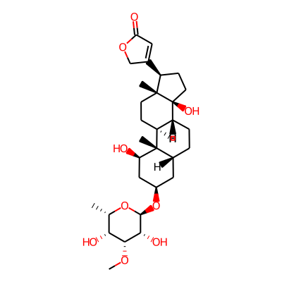 3beta-(6-deoxy-3-O-methyl-alpha-L-talopyranosyloxy)-1beta,14-dihydroxy-5beta-card-20(22)-enolide