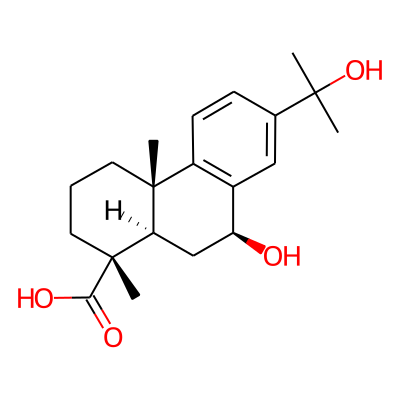 (1R,4aS,9S,10aR)-9-hydroxy-7-(2-hydroxypropan-2-yl)-1,4a-dimethyl-2,3,4,9,10,10a-hexahydrophenanthrene-1-carboxylic acid