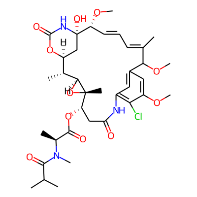 [(1S,2R,3S,5S,6S,16E,18E,20R,21S)-11-chloro-21-hydroxy-12,15,20-trimethoxy-2,5,16-trimethyl-8,23-dioxo-4,24-dioxa-9,22-diazatetracyclo[19.3.1.110,14.03,5]hexacosa-10,12,14(26),16,18-pentaen-6-yl] (2S)