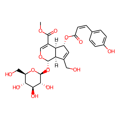 6-O-Z-pcoumaroyl scandoside methyl ester