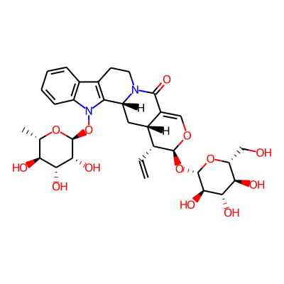 N,alpha-L-rhamnopyranosyl vincosamide