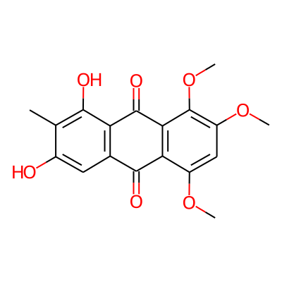 1,3-Dihydroxy-5,7,8-trimethoxy-2-methylanthraquinone