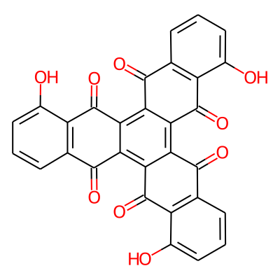 1,7,13-Trihydroxy-5,6,11,12,17,18-trinaphthylenehexone