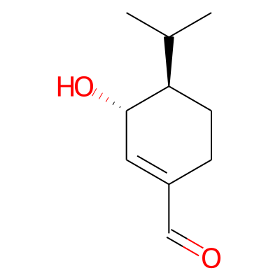 (3R)-3alpha-Hydroxy-4beta-isopropylcyclohexene-1-carbaldehyde