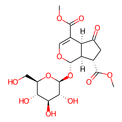 dimethyl (1S,4aS,7S,7aS)-5-oxo-1-[(2S,3R,4S,5S,6R)-3,4,5-trihydroxy-6-(hydroxymethyl)oxan-2-yl]oxy-4a,6,7,7a-tetrahydro-1H-cyclopenta[c]pyran-4,7-dicarboxylate