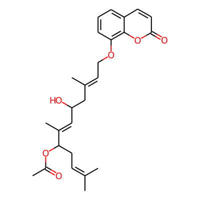 8-Acetoxy-5-hydroxyumbelliprenin