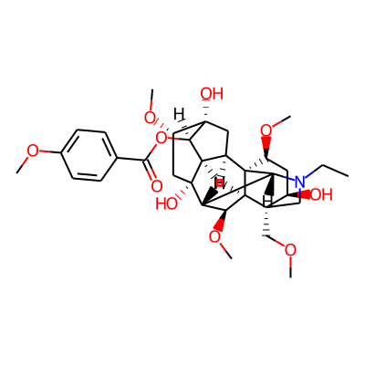 [(1S,2R,3R,4R,5S,6S,8R,9R,10R,13R,14R,16S,17S,18R)-11-ethyl-5,8,14-trihydroxy-6,16,18-trimethoxy-13-(methoxymethyl)-11-azahexacyclo[7.7.2.12,5.01,10.03,8.013,17]nonadecan-4-yl] 4-methoxybenzoate