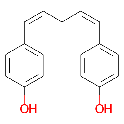 (1Z,4Z)-1,5-Bis(4-hydroxyphenyl)-1,4-pentadiene