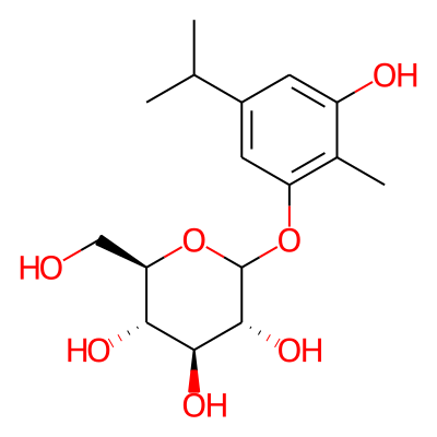 2-Methyl-3-glucosyloxy-5-isopropyl phenol