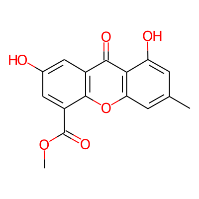 1,7-Dihydroxy-5-methoxycarbonyl-3-methylxanthone