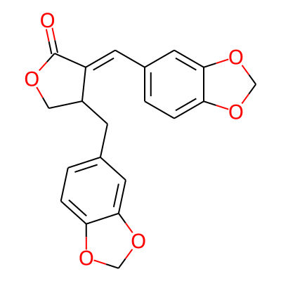3-[(E)-(1,3-Benzodioxole-5-yl)methylene]-4-piperonyltetrahydrofuran-2-one
