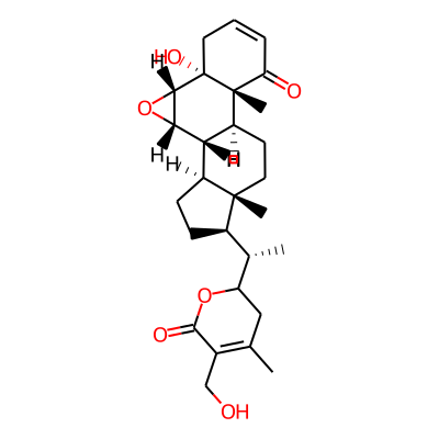 (1S,2S,4S,5R,10R,11S,14R,15R,18S)-5-hydroxy-15-[(1S)-1-[5-(hydroxymethyl)-4-methyl-6-oxo-2,3-dihydropyran-2-yl]ethyl]-10,14-dimethyl-3-oxapentacyclo[9.7.0.02,4.05,10.014,18]octadec-7-en-9-one