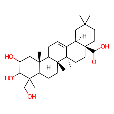 2alpha,3alpha,24-Trihydroxyolean-12-en-28-oic acid