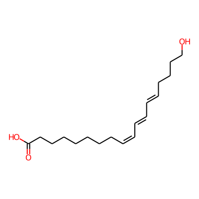 18-hydroxy-9Z,11E,13E-octadecatrienoic acid