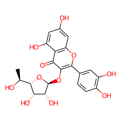 quercetin 3-O-alpha-L-rhamnofuranoside