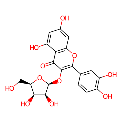 Quercetin-3-o-beta-d-arabinofuranoside