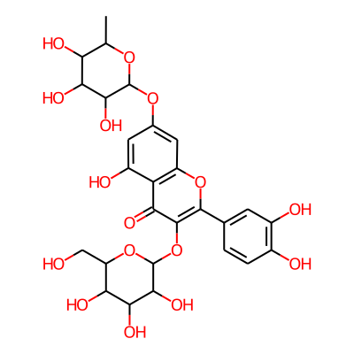 Quercetin 3-galactoside 7-rhamnoside
