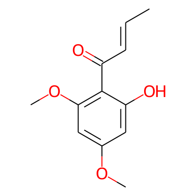 (E)-1-(2-hydroxy-4,6-dimethoxyphenyl)but-2-en-1-one