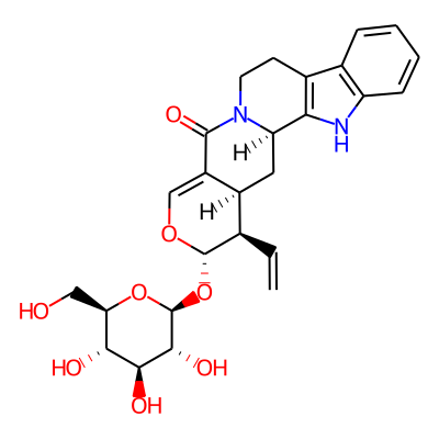 (1R,18S,19R,20S)-19-Ethenyl-18-[(2S,3R,4S,5S,6R)-3,4,5-trihydroxy-6-(hydroxymethyl)oxan-2-yl]oxy-17-oxa-3,13-diazapentacyclo[11.8.0.02,10.04,9.015,20]henicosa-2(10),4,6,8,15-pentaen-14-one