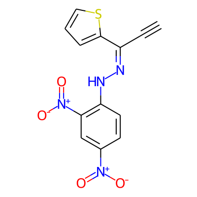 1-(2-Thienyl)-2-propyn-1-one 2,4-dinitrophenyl hydrazone