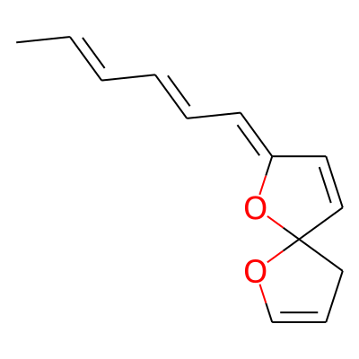 1,6-Dioxaspiro[4,4]nona-2,8-diene, 7-(2,4)-hexadiynylidene