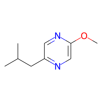 Pyrazine, 2-methoxy-5-(2-methylpropyl)-