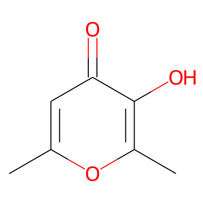 4H-Pyran-4-one, 3-hydroxy-2,6-dimethyl-