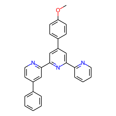 4-(P-Methoxyphenyl)-2-(4-phenyl-2-pyridyl)-6-(2-pyridyl)-pyridine