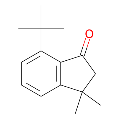 1H-Inden-1-one, 7-(1,1-dimethylethyl)-2,3-dihydro-3,3-dimethyl-