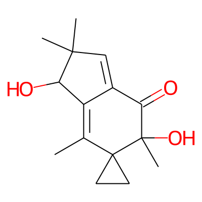 1,5-dihydroxy-2,2,5,7-tetramethylspiro[1H-indene-6,1'-cyclopropane]-4-one